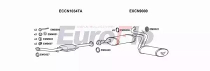 Система выпуска ОГ EuroFlo FTDUC19D 7018D